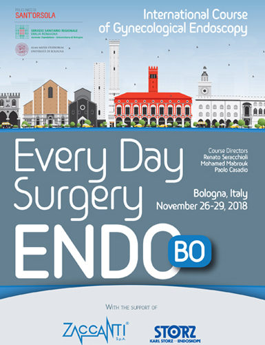 International course of Gynecological Endoscopy – Bologna – Dal 26 al 29 Novembre 2018
