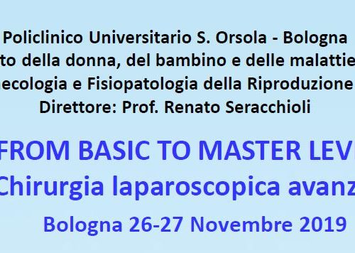 FROM BASIC TO MASTER LEVEL – Chirurgia laparoscopica avanzata – Bologna – 26-27 novembre 2019