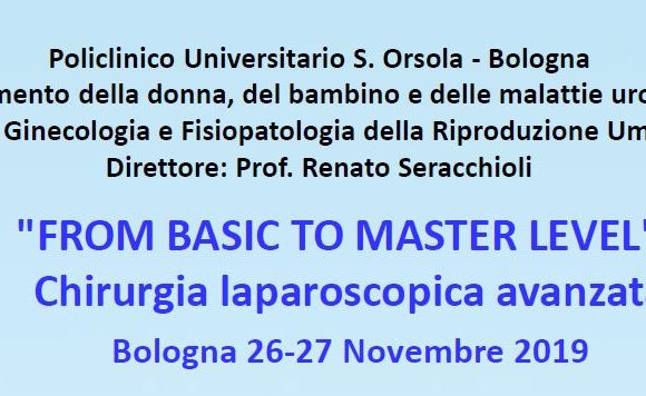FROM BASIC TO MASTER LEVEL – Chirurgia laparoscopica avanzata – Bologna – 26-27 novembre 2019