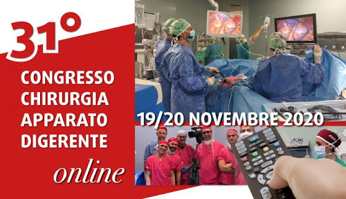 31° CONGRESSO – CHIRURGIA DELL’APPARATO DIGERENTE – Online – 19 e 20 Novembre 2020
