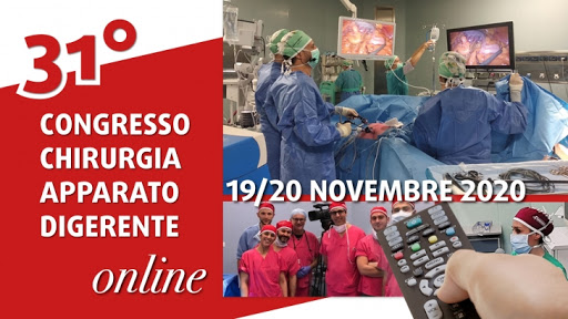 31° CONGRESSO – CHIRURGIA DELL’APPARATO DIGERENTE – Online – 19 e 20 Novembre 2020