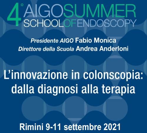 L’INNOVAZIONE IN COLONSCOPIA: DALLA DIAGNOSI ALLA TERAPIA – RIMINI – DAL 9 ALL’11 SETTEMBRE 2021