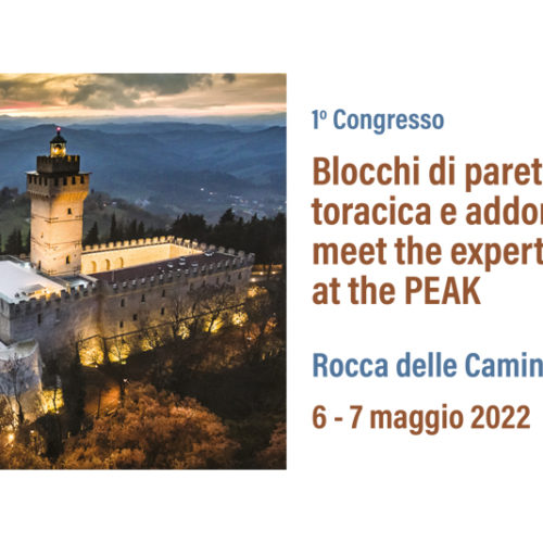 6-7 maggio – Blocchi di parete toracica e addominale: meet the experts at the PEAK