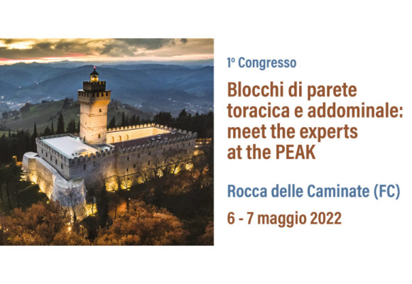 6th-7th May – Blocchi di parete toracica e addominale: meet the experts at the PEAK