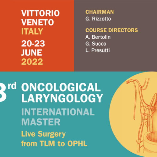 20-23 giugno 2022 – 3rd Oncological Laryngology