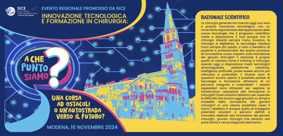November 16, 2024 Modena – Technological innovation and training in surgery