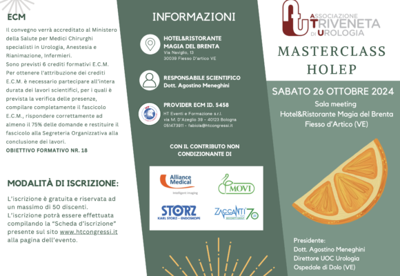 October 26, 2024 Fiesso d’Artico(VE) – Holep Masterclass
