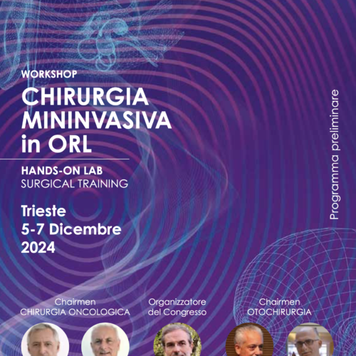 5-7 Dicembre 2024, Trieste – Chirurgia Minivasiva in orl