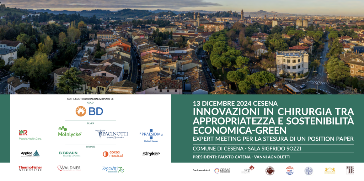 13 December, Cesena – Innovation in surgery between appropriateness and economic-green sustainability