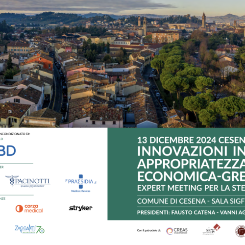 13 Dicembre, Cesena – Innovazione in chirurgia tra appropriatezza e sostenibilità economica-green