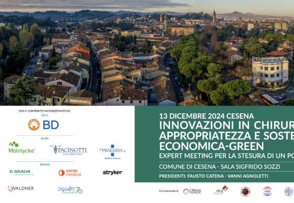13 December, Cesena – Innovation in surgery between appropriateness and economic-green sustainability