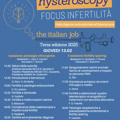 13-14 Febbraio, Trieste – Think Tank Hysteroscopy