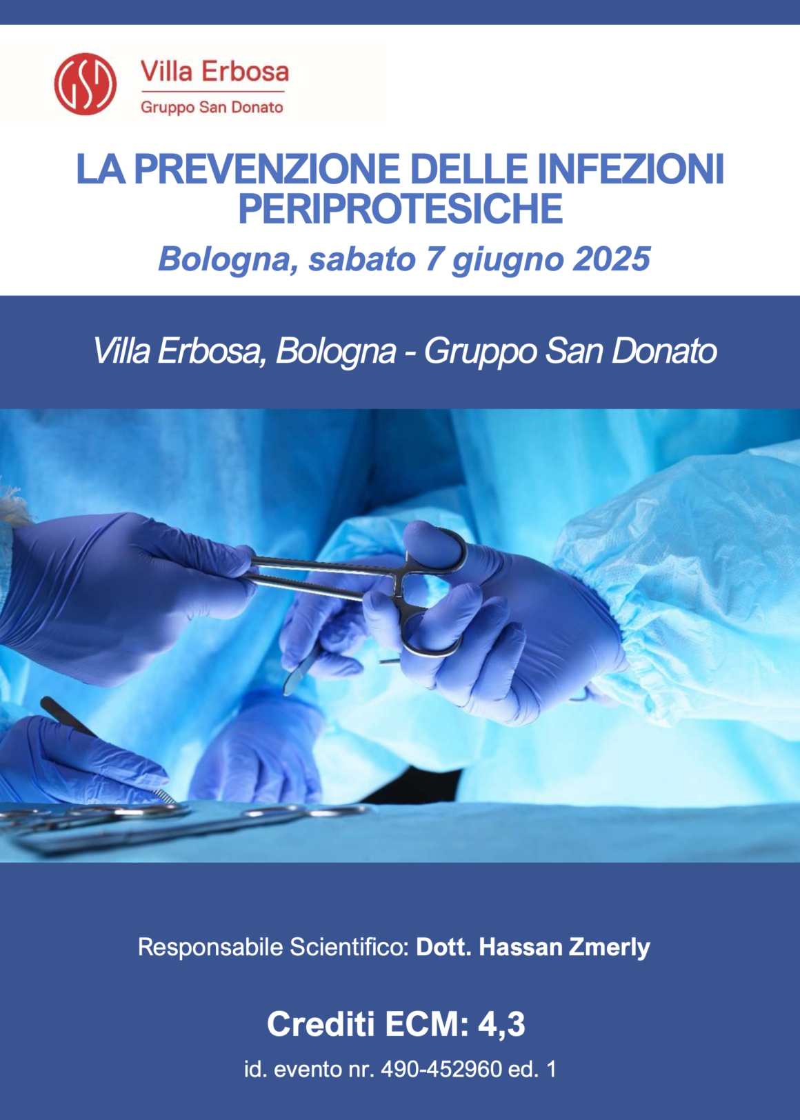 7. Juni, Bologna – Prävention von periprothetischen Infektionen