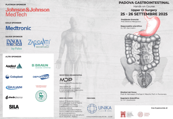 25-26 Settembre, Padova – GASTROINTESTINAL – Hands-on Course