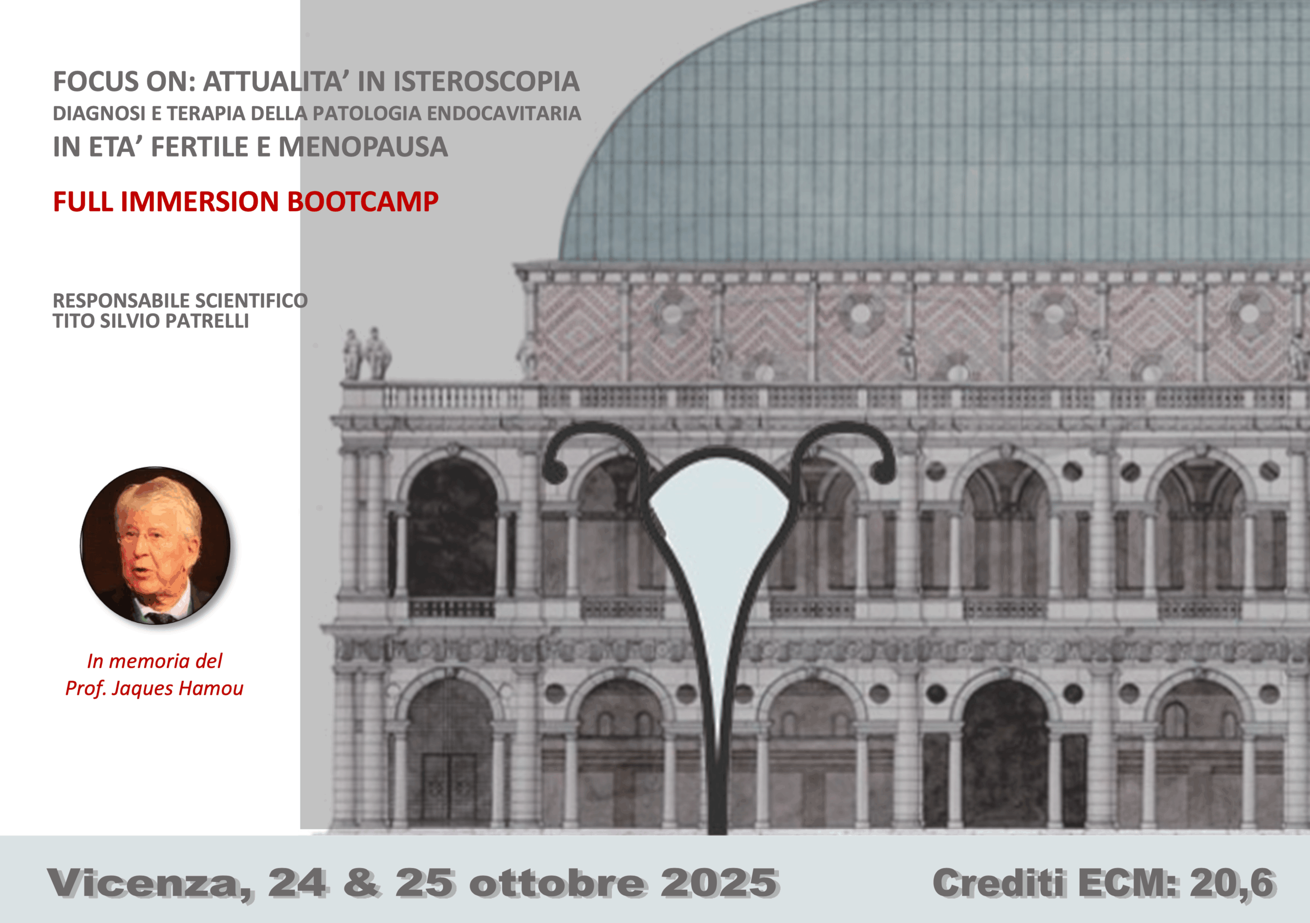 24 – 25 ottobre 2025, Vicenza – Focus on: Attualità in isteroscopia