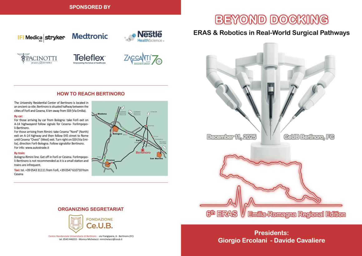 December 11, 2025, Bertinoro – BEYOND DOCKING ERAS & Robotics in Real-World Surgical Pathways