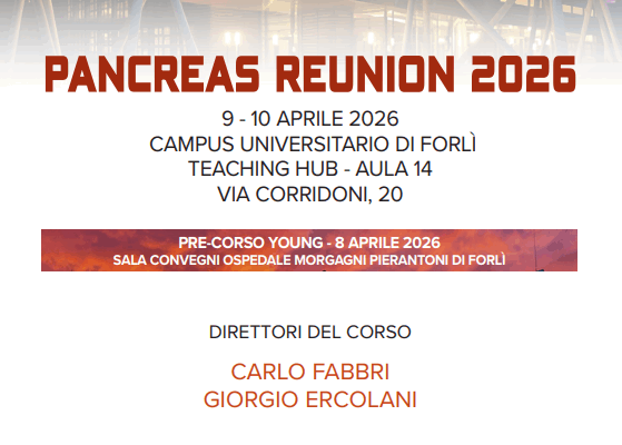 9.–10. April 2026, Forlì – PANCREAS REUNION 2026