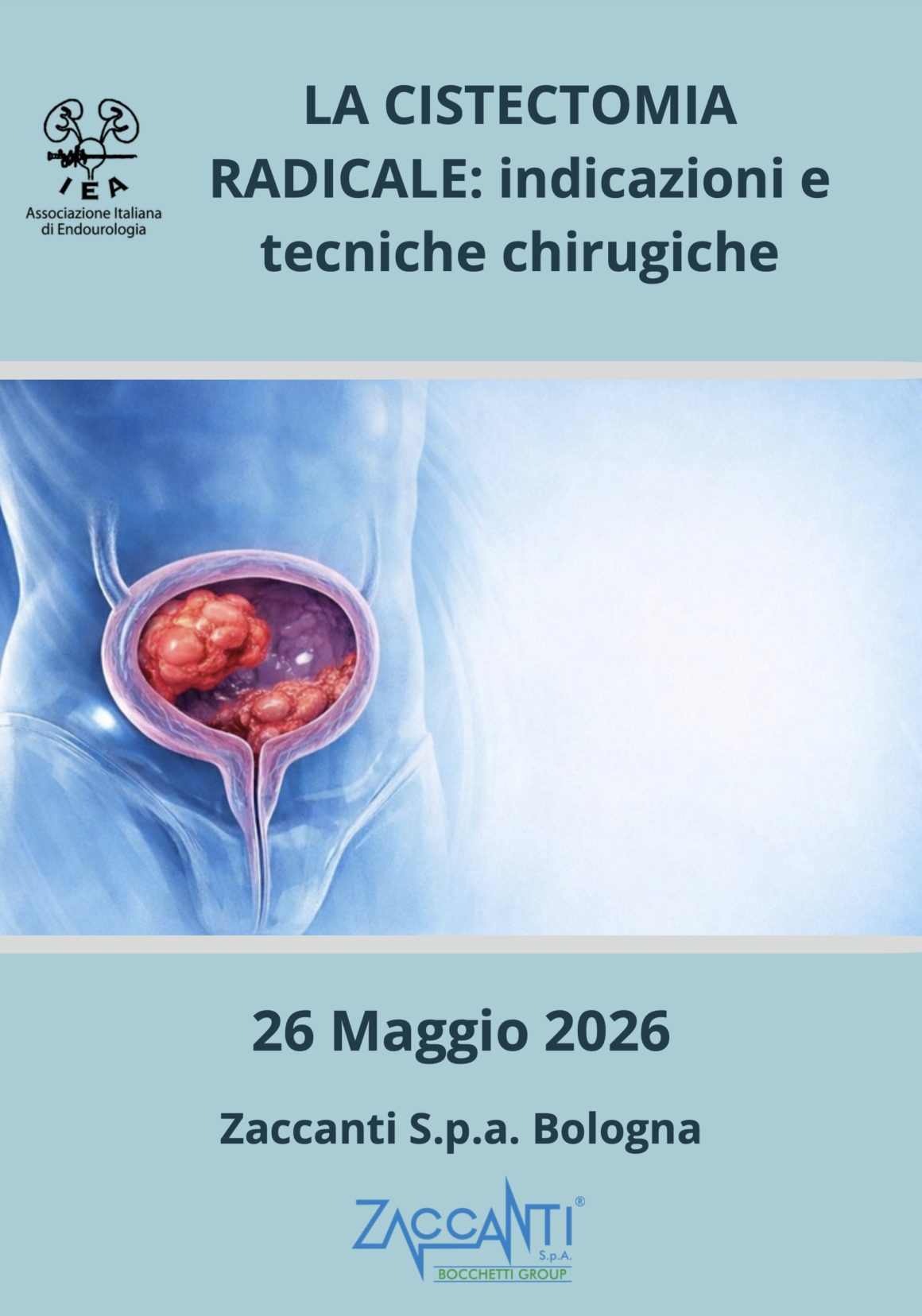 26 May 2026, Zaccanti S.p.A., Bologna, Radical Cystectomy: Indications and Surgical Techniques