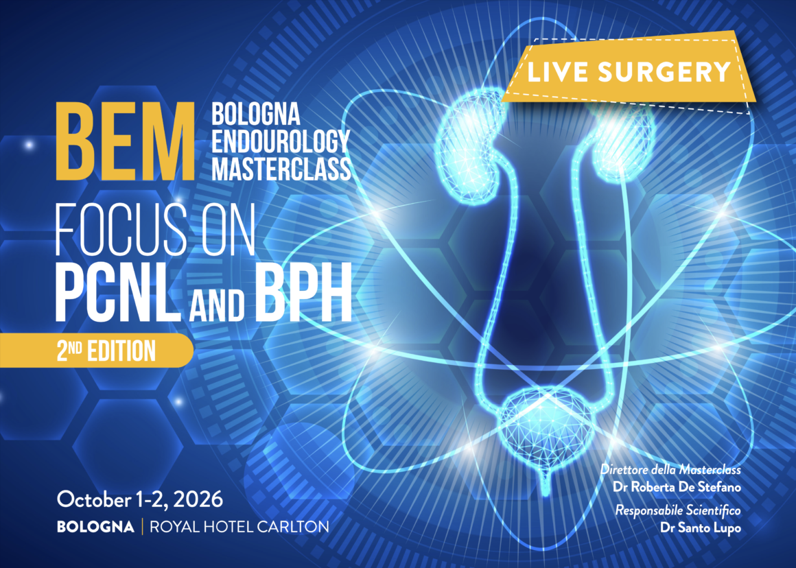 BEM – Bologna Endourology Masterclass: Focus on PCNL and BPH, 2ª edizione con live surgery – Bologna, Royal Hotel Carlton, 1-2 ottobre 2026