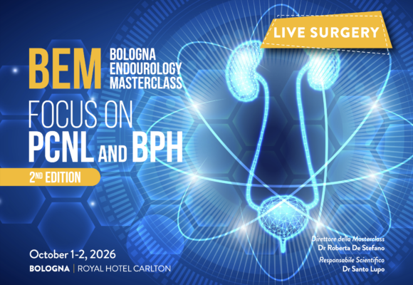BEM – Bologna Endourology Masterclass: Focus on PCNL and BPH, 2ª edizione con live surgery – Bologna, Royal Hotel Carlton, 1-2 ottobre 2026