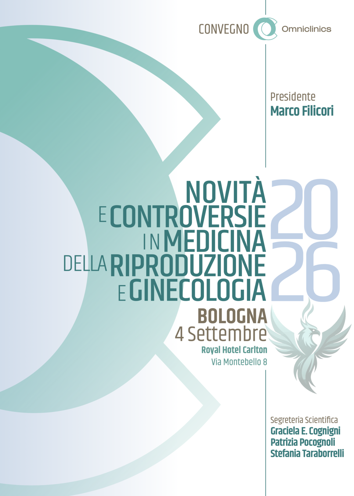 4 settembre 2026, Bologna – Novità e controversie in medicina della riproduzione e ginecologia 2026