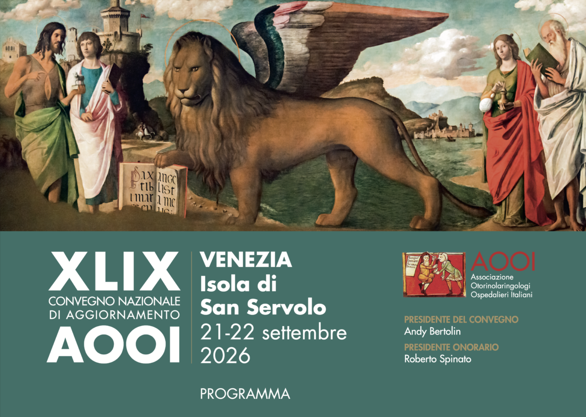 XLIX Convegno Nazionale di Aggiornamento AOOI – Venezia, Isola di San Servolo, 21-22 settembre 2026