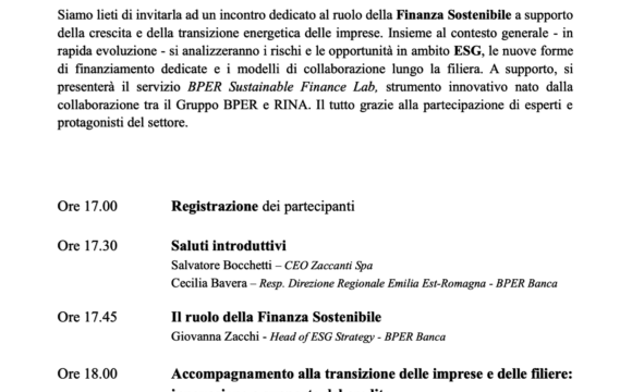 Screenshot 2026-10-06 alle 13.05.44 Insieme per la transizione: sinergie tra finanza, imprese e filiere sostenibili – Lunedì 5 ottobre 2026, Bologna